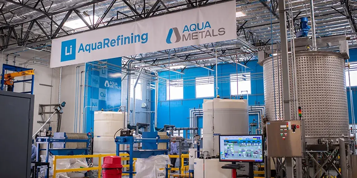 Recyclage des batteries par Aqua Metals