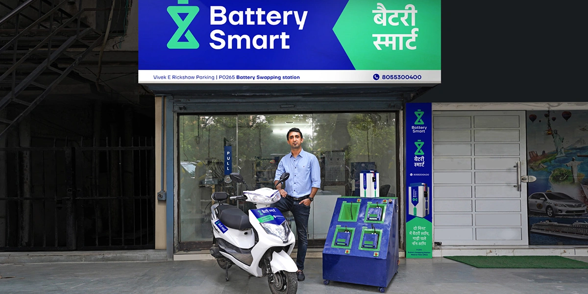 Intercambio de baterías de moto Battery Smart