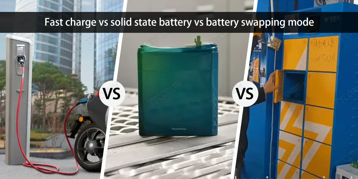 Fast charge vs solid state battery vs battery swapping mode