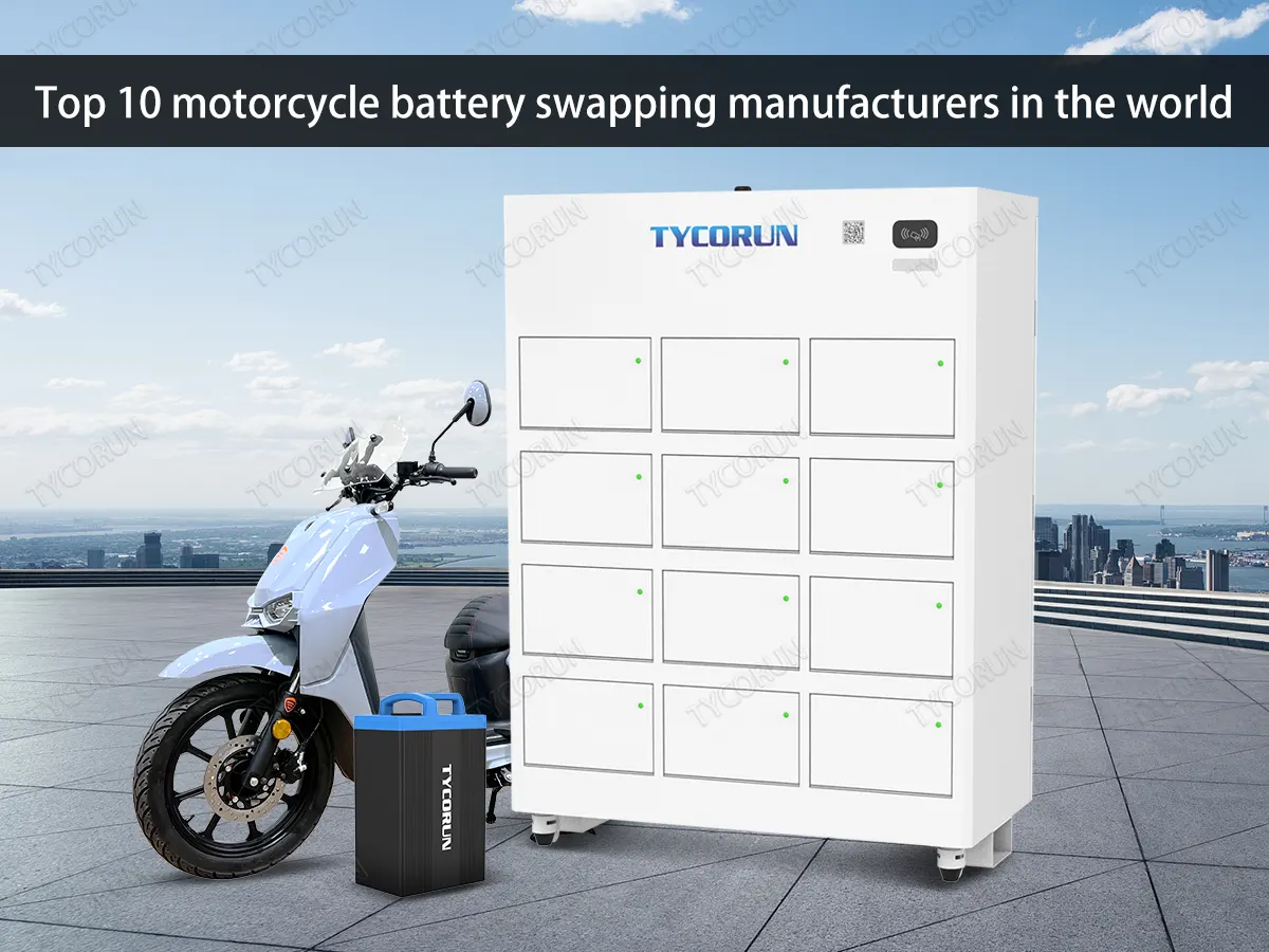 Top 10 motorcycle battery swapping manufacturers in the world