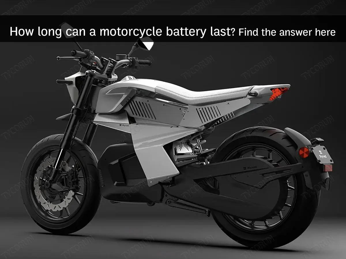 How long can a motorcycle battery last