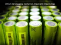 Lithium battery aging mechanism, impact and delay strategy