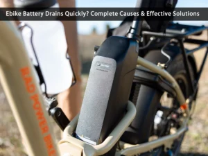 A bateria da bicicleta eléctrica esgota-se rapidamente Causas completas e soluções eficazes