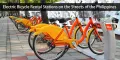 Electric Bicycle Rental Stations on the Streets of the Philippines