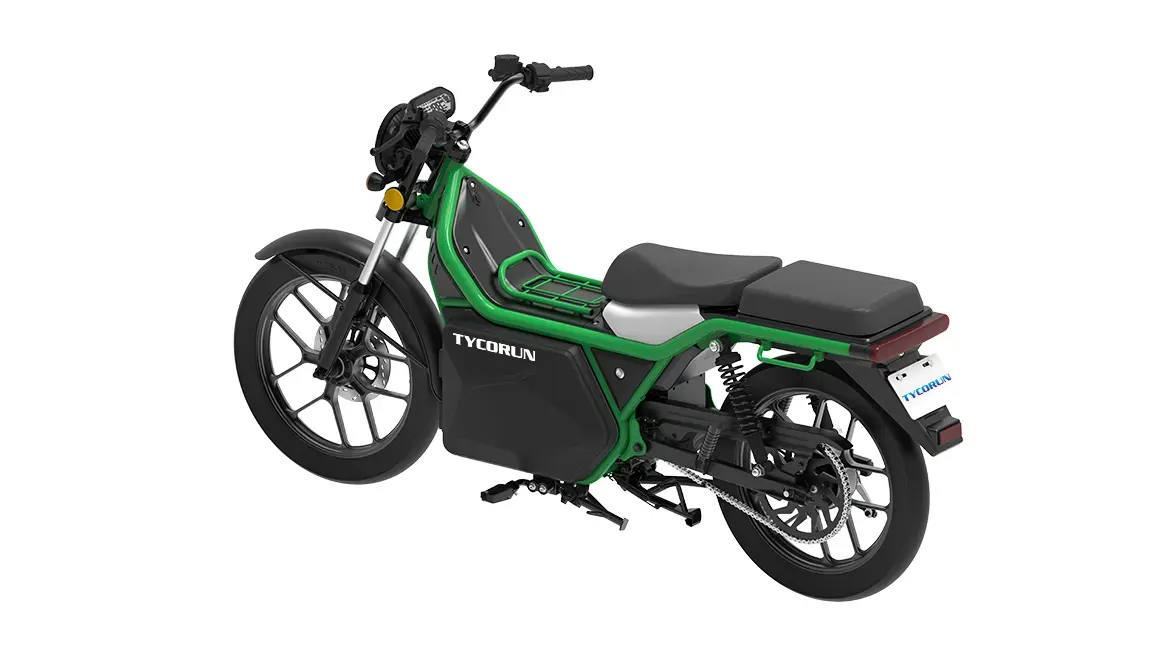 ODM-EC36-Motocicleta-Eléctrica-para-Courier-Logística-Verde