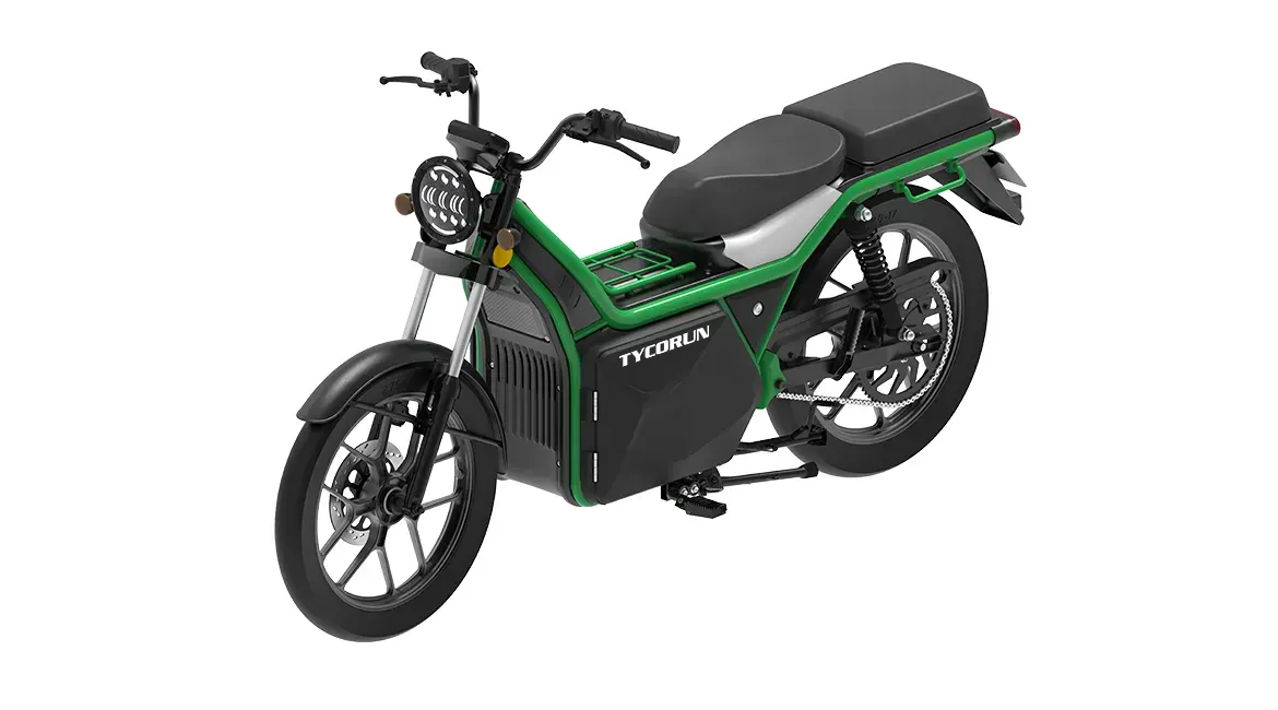 OEM-EC36-Motocicleta-Eléctrica-para-Courier-Logística-Verde